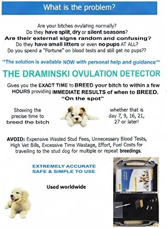 Draminski Dog Ovulation Detector Tester for Breeders by DOD