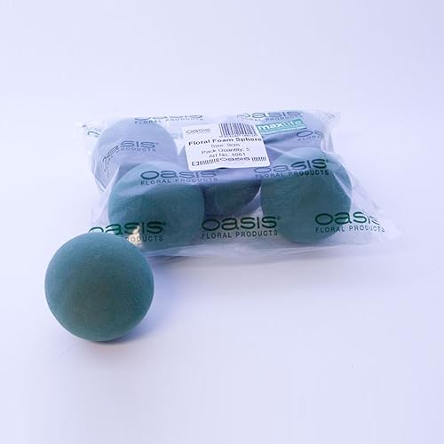 4 x Oasis Ideal 16cm Round Sphere Ball Wet Foam for Florist Floral