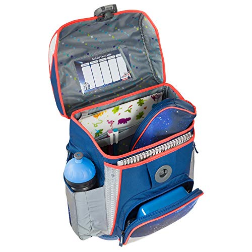 Space - Weltraum - Schneiders TOOLBAG Plus mit LED-LEUCHTSYSTEM und PATCHIES - Schulranzen-Set 6tlg. mit Sporttasche und… – Bild 5
