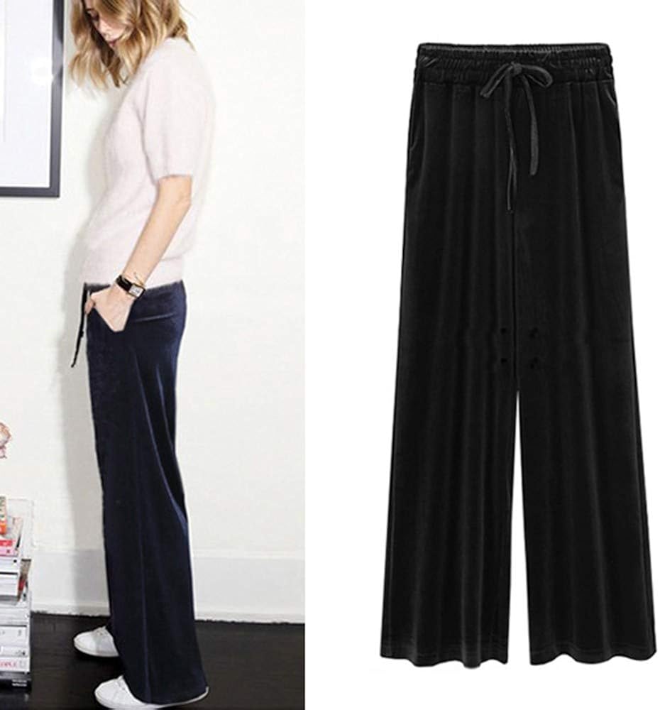 plus size velvet trousers