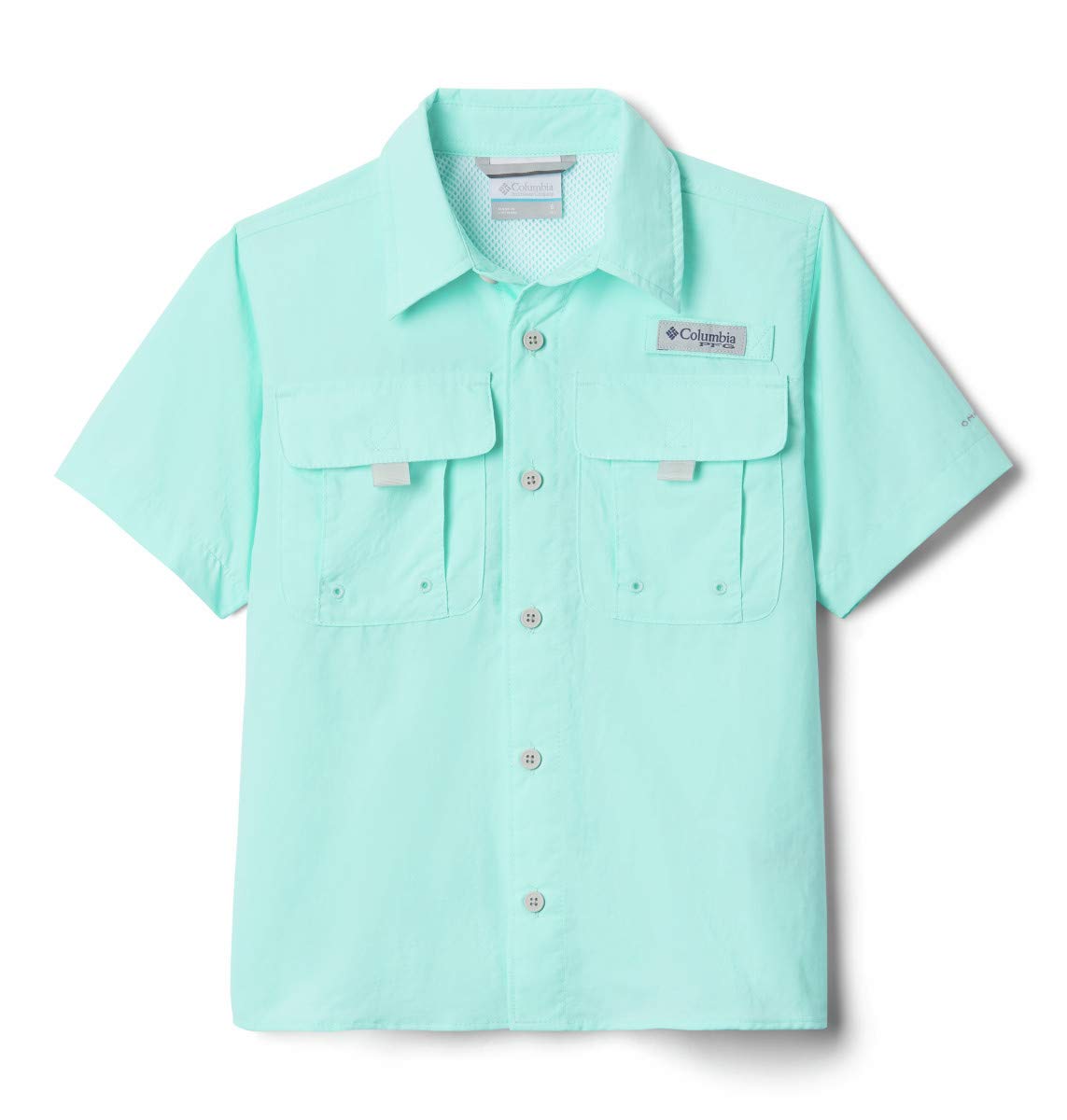Columbia Camisa de manga corta Bahama para niños, Gulf Stream, L