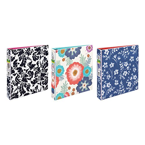 Avery fashion view binder with 1-1/2" round rings,…