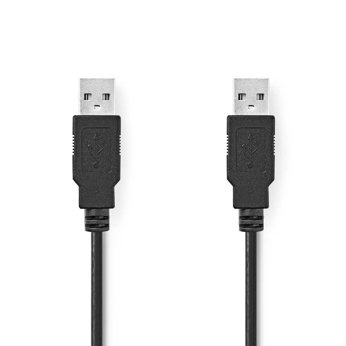 Nedis USB Cable, USB 2.0, Copper Cores for Reliable Data Transmission, Durable Nickel-Plated Connectors, 2.0m, This Cable Is Suitable for Connecting a Device to a Computer