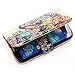Bfun Packing Colorful Floral Elephant Wallet Leather Cover Case for Samsung Galaxy S4