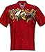 WinnieFashion (100% Cotton) Hawaiian Parrot Aloha Shirts (USA)