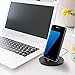 iVoler Qi Fast Wireless Charger with 3 Coils Charging Stand Pad for iPhone X/8/8 Plus (Output 5W),Samsung Galaxy S9/S9 Plus(Output 10W) and All Qi Enabled Devices [Adaptive Fast Charger NOT Included]