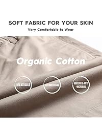 MaaMgic pantalones cortos casuales de algodón elástico de 5.5 en cintura elástica, pantalones cortos híbridos de varios bolsillos para hombre