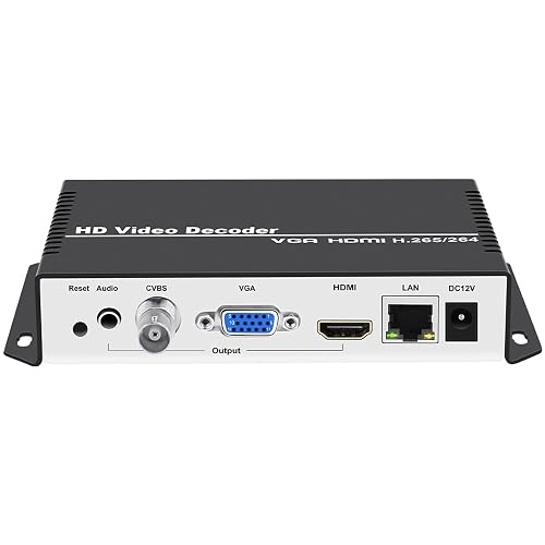 Hls Decoder URayCoder H.265 H.264 IP Video Decoder - HDMI VGA CVBS Audio Streaming ...