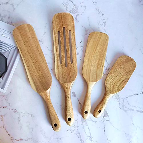 Wooden Spurtles Kitchen Tools Set, Cooking Utensils Nonstick Kitchen