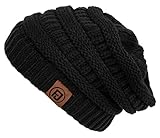 Funky Junque's FJ Knit Cap Women's/Men's Winter Hat Soft Slightly Slouchy Beanie