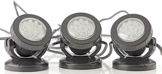 Pontec PondoStar LED Underwater Lighting Set Of 3 Amazon co uk Garden 