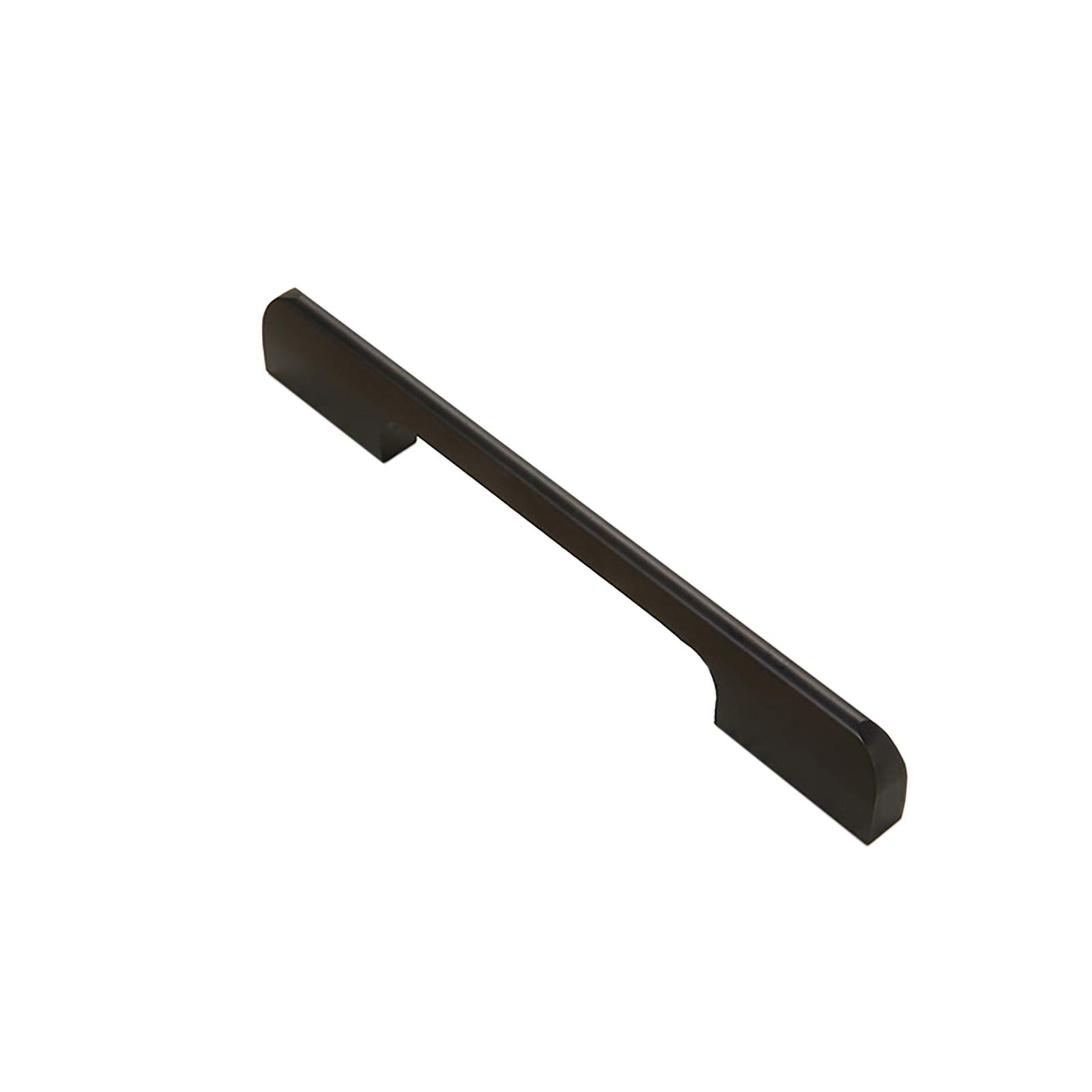 MACHSWON 1 PCS Black Cabinet Pulls Dresser Drawer Pulls Kitchen Cupboard Door Pulls, Aluminum Alloy Furniture Handles Pulls Wardrobe Handles Door Handles, Hole Center 160mm