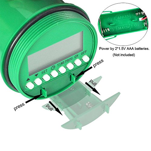 Boruit DIY 25m Auto Drip Irrigation Kit with Timer,Plant Garden Watering Kit Gardening Drip Watering Irrigation System for Flower Bed Patio Garden Greenhouse Plants