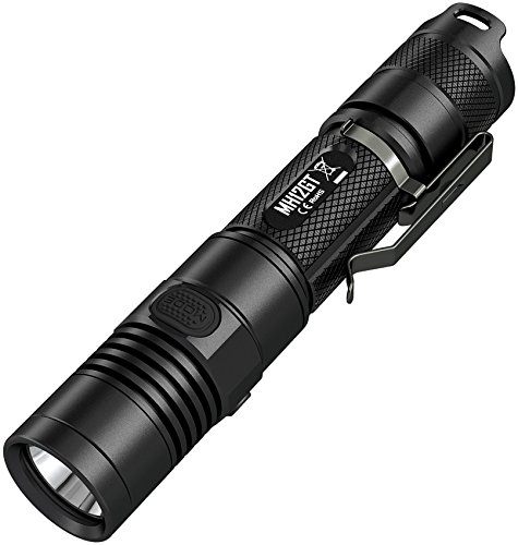 NITECORE MH12GT Multitask Hybrid 1000 Lumen Long Throw USB Rechargeable Flashlight, Black