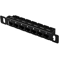 GeeekPi 7 inch 0.5U 7-Port Patch Panel, CAT6 Network Patch Panel for DeskPi RackMate TT Server Cabinet