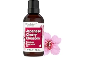Horbäach Japanese Cherry Blossom Fragrance Oil | 1 fl oz (30ml) | Premium Grade | for Diffusers, Candle and Soap Making, Aroma Sprays, DIY Projects & More