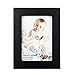 RPJC 3.5x5 inch Picture Frame (2pk) Made of Solid Wood High Definition Glass for Table Top Display and Wall Mounting Photo Frame Black