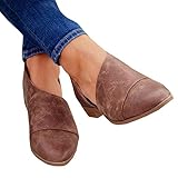 Nulibenna Womens Casual Slip-On Loafer Pointed Toe Cut Out Slip on Ankle Boot