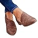 Nulibenna Womens Casual Slip-On Loafer Pointed Toe Cut Out Slip on Ankle Boot