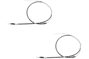 AM AUTOPARTS Emergency Parking Brake Cable Left & Right Pair for VW Jetta Golf Beetle