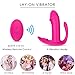Wearable Vibrator G-Spot and Clitoris Stimulator, Rechargeable Remote Control 9-Speed Masturbation Dildo Toys for Adult, Invisible Vibrating Wand Silicone Vagina Anus Massager for Women Couples (Pink)