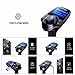 Bluetooth FM Transmitter Wireless in-Car Radio Transmitter Kit with Dual USB Car Chargers and 1.44 Inch Display