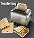 ALAIX Grilled Cheese Toaster Bags Reusable Non Stick Toast Bag Made of Premium Quality Teflon, Safest On The Market – FDA & LFGB Approved Sandwich Bread Make Cheeze Toasties ,Pack of 2 Bags