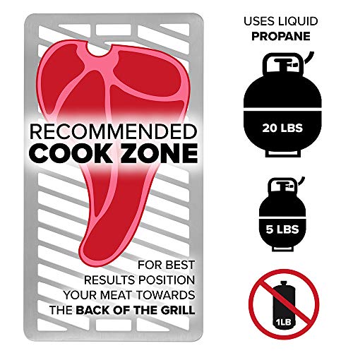 Northfire Inferno Single Propane Infrared Grill, Silver Pricepulse