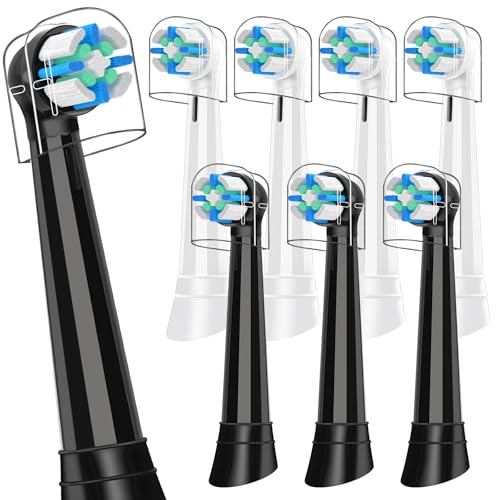 Replacement Heads Compatible with Oral B, Replacement Brushes Compatible with Oral B IO 2 3 4 5 6 7 8 9 10 Electric Brushes (14 Black/White)