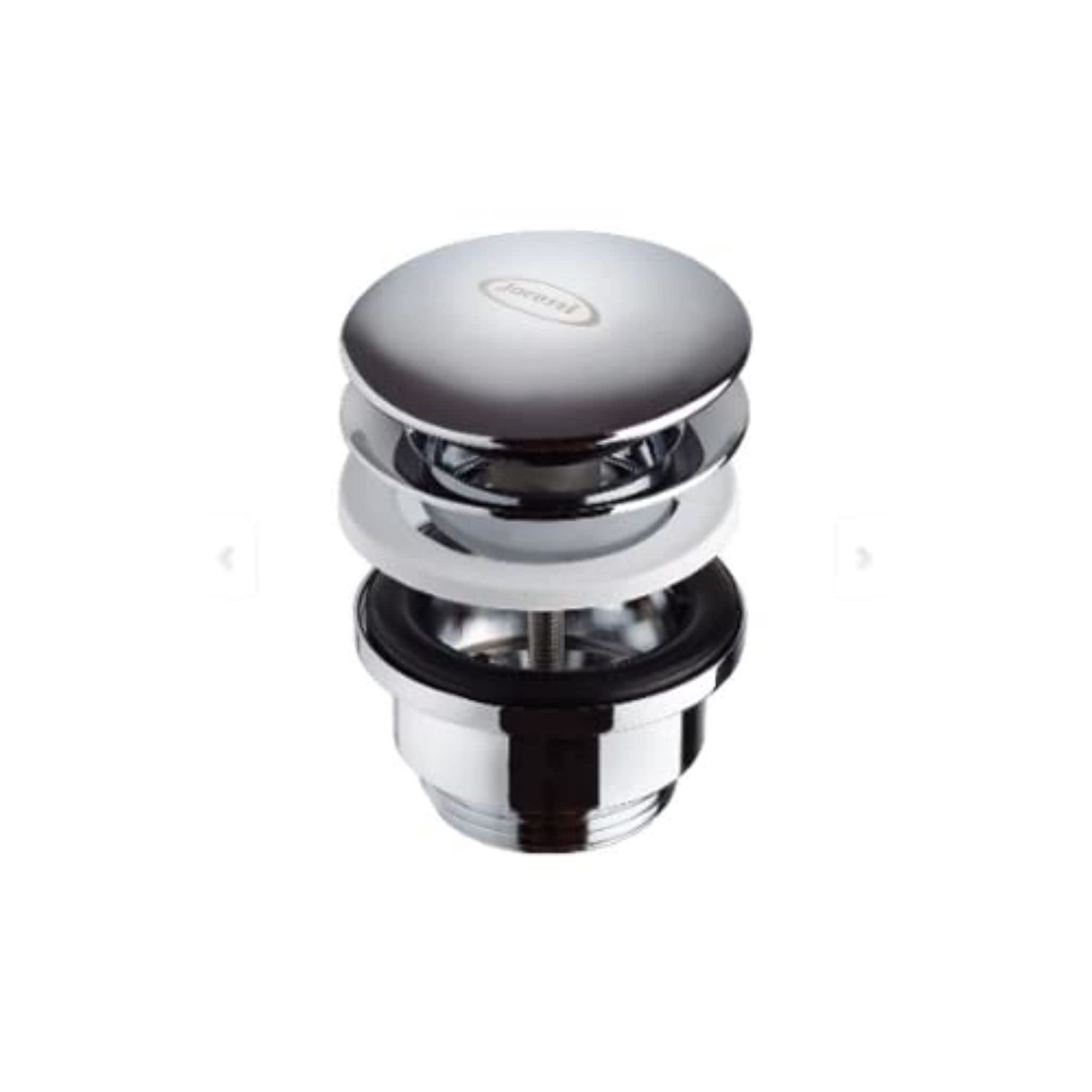 DUCATI 53CR945HSRDU 53Cr945H Waste Scar Autom, 1 Inch 1/4, Chrome Faucets-Mixers