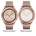 [3 Pack] Orzero for Samsung Galaxy Watch 2018 (for 42 mm) (Updated Version) Smartwatch Tempered Glass Screen Protector, 2.5D Arc Edges HD Anti-Scratch Bubble-Free [Lifetime Replacement Warranty]