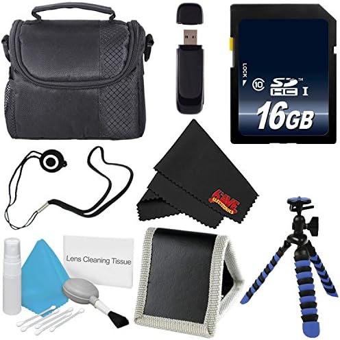 Accessory Kit for Nikon Coolpix B500,B700, P900, 16GB SDHC Class 10 Secure Digital High Speed Memory Card + Camera Case + More