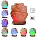 Niubity Himalayan Pink Natural Salt Lamp,USB Light Wooden Base Himalayan Crystal Rock Salt Lamp Air Purifier Night Light (Rose)