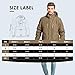 OutdoorMaster Men's 3-in-1 Ski Jacket - Winter Jacket Set with Fleece Liner Jacket & Hooded Waterproof Shell - for Men (Desert,M)