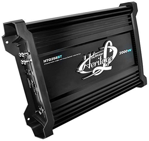 Lanzar HTG258BT Heritage Series 2000 Watt 2-Channel Mosfet A