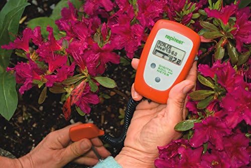 Monitoring a plant's soil pH testing for growth