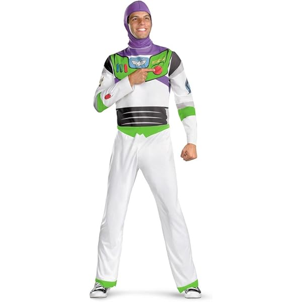 Amazon.com: Toy Story Buzz Lightyear Deluxe Adult Costume XX