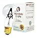 Mandala Crafts 3W Freemason Lightbulb Freemason Gifts for Men - Scottish Rite Shriners Prince Hall Masonic Gifts for Men – 1 PC Freemason Square and Compass Emblem Light Bulb for Lodge Altar Decor