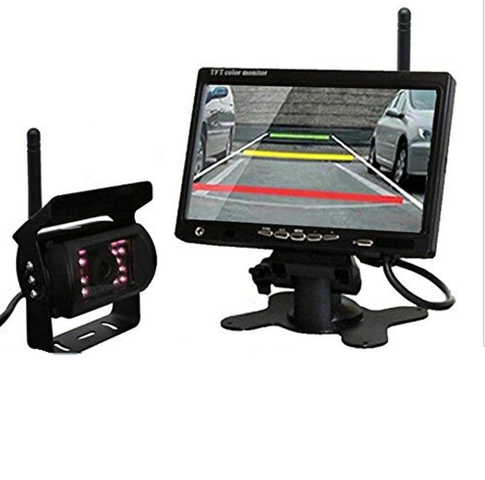 BW 7 inch Bus Lorry Truck Car Parking kit - 7 inch High Resolution 800 * 480 LCD Monitor + Bus Lorry Car Rearview Backup Camera with free 6m Video Cable (DC 12-24V)