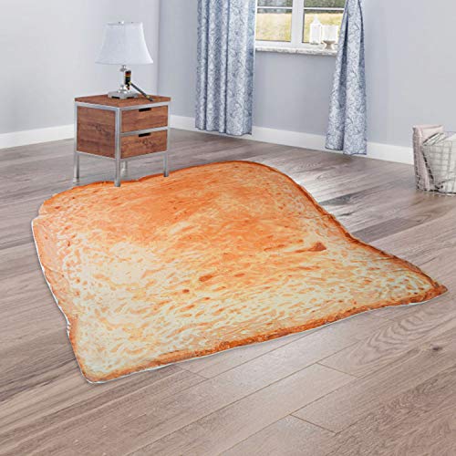 Bread Blanket, Toast Bread Throw Blanket for Adult and Kids, Burritos