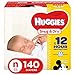 HUGGIES Snug & Dry Diapers, Size Newborn, 140 Count (Packaging May Vary)