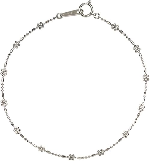 Amazon 四葉のクローバー プラチナ ブレスレット Pt850 カットボールチェーン 標準サイズ 18cm ニッケルフリー レディース 女性 品質保証書付 As24 ブレスレット 通販