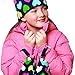Hold'Em - Extra Sturdy Mitten Clips With Tight Grip, Must-Have Kid Glove Clips With Snowman Design for Kids, Toddlers & More, Keeps Winter Accessories Accessible, Black