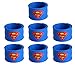 Justice League Superhero Slap Bracelet for Kids Boys & Girls Birthday Party Supplies Favors (7 Pack Superman)