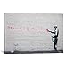 iCanvasART What We Do in Life Echoes in Eternity By Banksy Canvas Print #BNK16 – 18