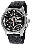Seiko Men's SNDA57 Black Dial Analog Watch