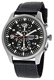 Seiko Men’s SNDA57 Black Dial Watch, Watch Central