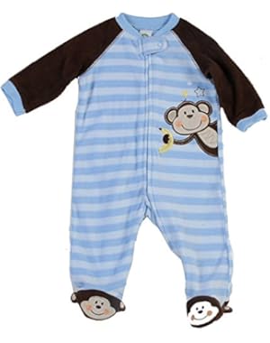 Baby-Boys Newborn Monkey Blanket Sleeper