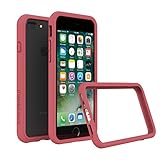 iPhone 8 Plus Case [Also fits iPhone 7 Plus] - RhinoShield [CrashGuard] Bumper [11 Ft Drop Tested] No Bulk [ShockProof Technology] Thin Lightweight Protection - Slim Rugged Cover - [Coral Pink]