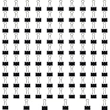 Clipco Binder Clips Medium 1.25-Inch Black 96-Pack